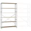 Manuflex RB2564 Polc alapmodul 140 kg (Sz x Ma x Mé) 1.47 x 2.5 x 80 m Acél Cinkezett Ónozott Fa padló