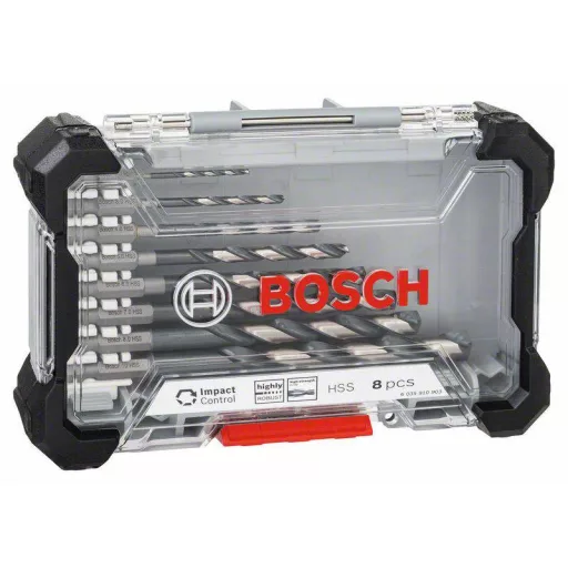 Bosch Accessories 2608577146 HSS Fém spirálfúró készlet 8 részes DIN 338 1/4 (6,3 mm) 1 készlet