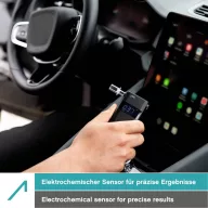 Digitális alkoholteszter 0 - 4 ‰, fekete, ACE A