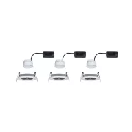   Fürdőszobai beépíthető lámpa 3 részes készlet LED LED 19.5 W IP44 Paulmann Nova Alumínium