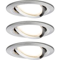   Beépíthető lámpa 3 részes készlet LED LED 19.5 W Paulmann 93483 Nova Vas (matt)