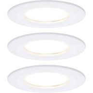   Fürdőszobai beépíthető lámpa 3 részes készlet LED LED 19.5 W IP44 Paulmann Nova Fehér (matt)
