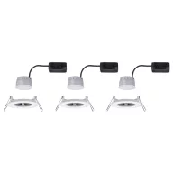   Fürdőszobai beépíthető lámpa 3 részes készlet LED LED 19.5 W IP44 Paulmann Nova Fehér (matt)