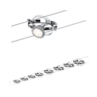   Feszíthető sodrony lámparendszer készlet GU5.3 80 W króm (matt) Paulmann Cardan 94153