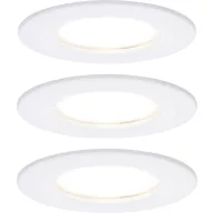   Fürdőszobai beépíthető lámpa 3 részes készlet LED LED 19.5 W IP44 Paulmann Nova Fehér (matt)