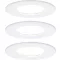 Fürdőszobai beépíthető lámpa 3 részes készlet LED LED 19.5 W IP44 Paulmann Nova Fehér (matt)