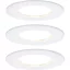 Fürdőszobai beépíthető lámpa 3 részes készlet LED LED 19.5 W IP44 Paulmann Nova Fehér (matt)
