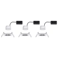   Fürdőszobai beépíthető lámpa 3 részes készlet LED LED 19.5 W IP44 Paulmann Nova Fehér (matt)