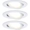 Beépíthető LED-es lámpa készlet, 3 részes, 19,5 W, fehér, Paulmann 93449 Nova