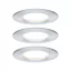 Fürdőszobai beépíthető lámpa 3 részes készlet LED LED 19.5 W IP44 Paulmann Nova Alumínium