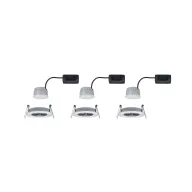   Fürdőszobai beépíthető lámpa 3 részes készlet LED LED 19.5 W IP44 Paulmann Nova Alumínium