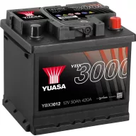 Yuasa SMF YBX3012 Autó akku 50 Ah Pólustípus: T1