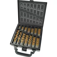   Brüder Mannesmann M54399 HSS Fém spirálfúró készlet 99 részes TiN Hengeres befogószár 1 készlet