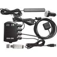   Renkforce GKA200 Autós riasztóberendezés Mobiltelefon kompatibilis, Jármű helymeghatározás, Rázkódás érzékelő, GPS-portál 12 V/DC, 24 V/DC Fekete