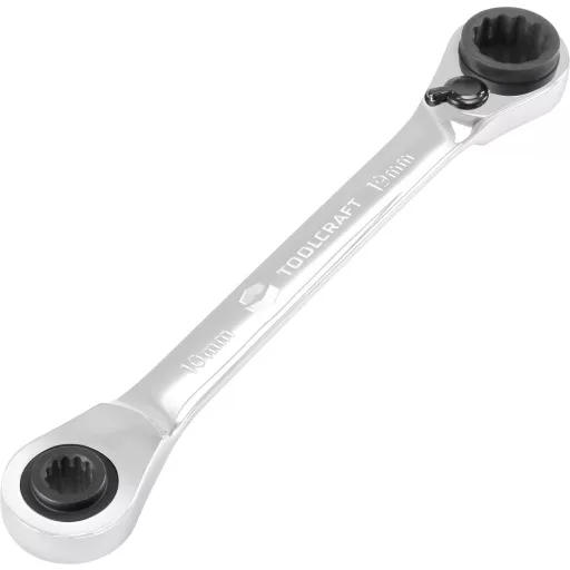 TOOLCRAFT TO-5355795 Kettős kilincses csavarkulcs készlet 10 - 19 mm