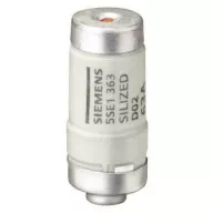   Siemens 5SE1363 Biztosíték betét Biztosíték méret = D02 250 V/DC 10 db