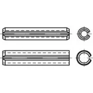 Rugós csapszeg, rugóacél TOOLCRAFT TO-5434389 50 db