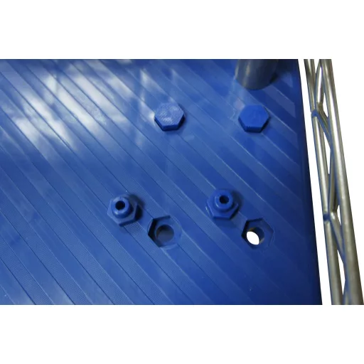 VISO SERVANTE300 Zsúrkocsi Műanyag Terhelés (max.): 150 kg Kék, Ezüst