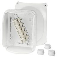   Hensel 62000016 Leágaztató doboz (H x Sz x Ma) 112 x 255 x 205 mm Élénk szürke (RAL 7035) IP65, IP55 1 db