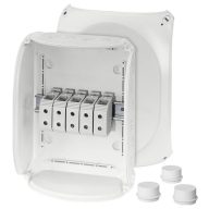   Hensel 62000018 Leágaztató doboz (H x Sz x Ma) 122 x 295 x 225 mm Élénk szürke (RAL 7035) IP55, IP65 1 db