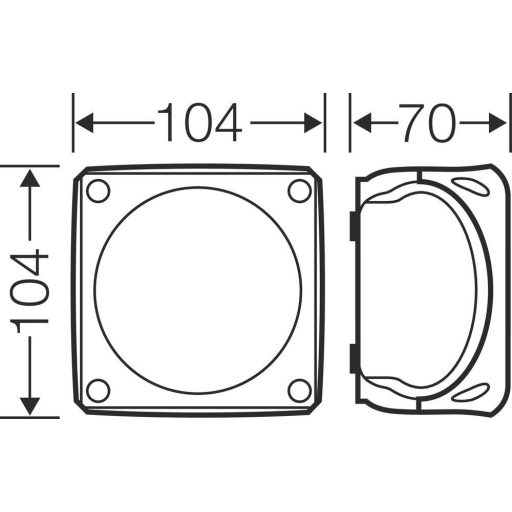 Hensel 62000047 Leágaztató doboz (H x Sz x Ma) 70 x 104 x 104 mm Élénk szürke (RAL 7035) IP66, IP67, IP69 1 db