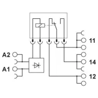 Phoenix Contact PLC-RPT-24DC/21HC/EX Interfész relé 10 db