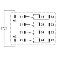 Phoenix Contact REL-IR4/L-120AC/4X21AU Ipari relé 10 db