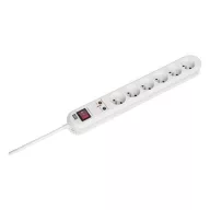   Bachmann 381.2512K Elosztó kapcsolóval Fehér Védőérintkezős 1 db