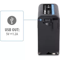   Hähnel Fototechnik HL-XL982 PRO Kamera akku Megfelelő eredeti akku (kamera) NP-F960, NP-F970 7.2 V 6900 mAh