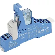   Finder 48.P5.7.024.5050 Relé modul Névleges feszültség: 250 V/AC Max. kapcsolási áram: 15 A 2 váltó 1 db