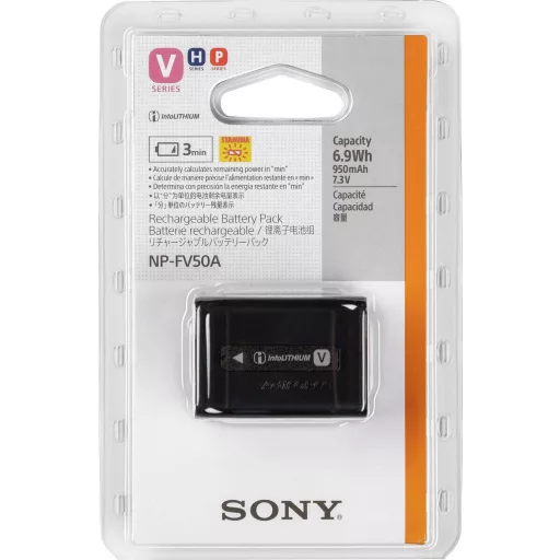 Sony NP-FV50A - V-Serie Kamera akku Megfelelő eredeti akku (kamera) NP-FV50 6.9 V 950 mAh