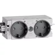   Hager GS20009011 Parapet csatorna Beszúró modul (Sz x Ma x Mé) 120 x 50 x 61 mm Grafit fekete (RAL 9011) 1 db