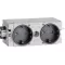 Hager GS20009011 Parapet csatorna Beszúró modul (Sz x Ma x Mé) 120 x 50 x 61 mm Grafit fekete (RAL 9011) 1 db