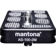   Mantona AS-100-2M Gyorsan cserélhető alaplap Külső menet=1/4, 3/8