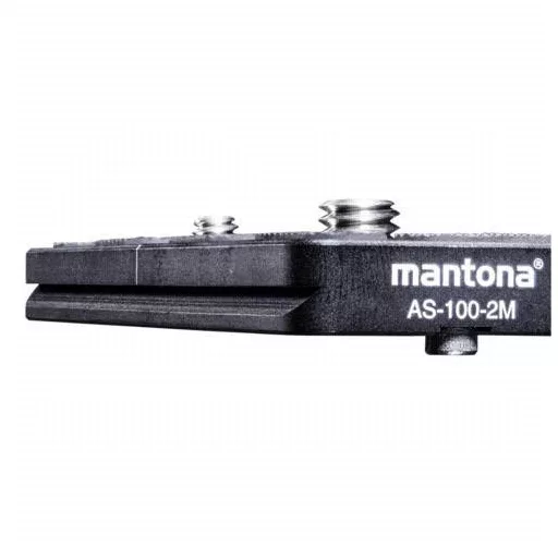 Mantona AS-100-2M Gyorsan cserélhető alaplap Külső menet=1/4, 3/8