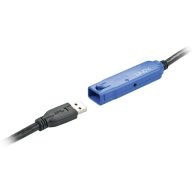   LINDY USB kábel USB 3.2 Gen1 USB-A dugó, USB-A alj 10.00 m Fekete 43157