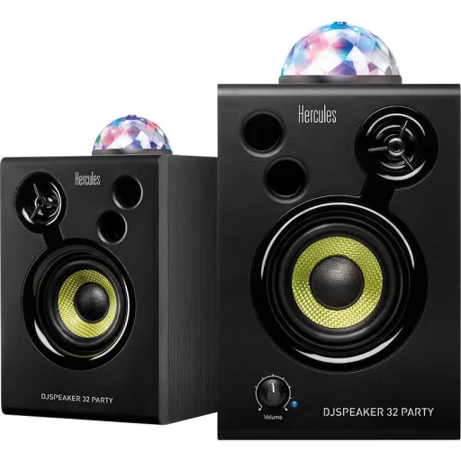 Hercules DJSpeaker 32 Party Aktív monitor hangfal 7.6 cm 3 coll 30 W 1 pár