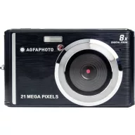   AgfaPhoto DC5200 Digitális kamera 21 Megapixel Optikai zoom: 0 x Fekete, Ezüst Beépített akku, beépített villanófénnyel