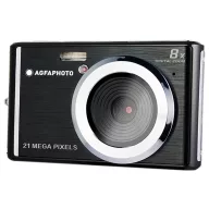   AgfaPhoto DC5200 Digitális kamera 21 Megapixel Optikai zoom: 0 x Fekete, Ezüst Beépített akku, beépített villanófénnyel