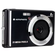   AgfaPhoto DC5200 Digitális kamera 21 Megapixel Optikai zoom: 0 x Fekete, Ezüst Beépített akku, beépített villanófénnyel