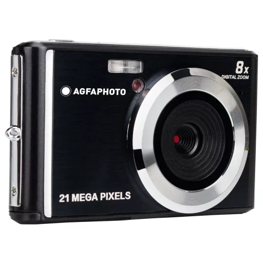 AgfaPhoto DC5200 Digitális kamera 21 Megapixel Optikai zoom: 0 x Fekete, Ezüst Beépített akku, beépített villanófénnyel