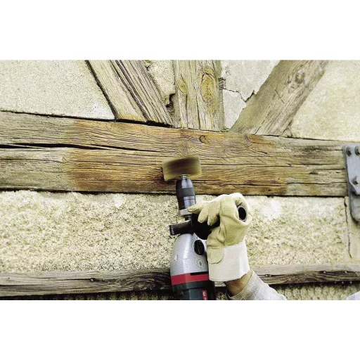 Wolfcraft 2265000 Fa szerkezetű kefe Ø 80 mm 1 db