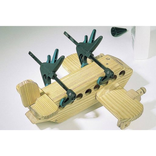 EHZ mini egykezes bilincsek Wolfcraft 3455100 Szorítási szélesség (max.):110 mm Visszavonás:40 mm