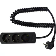   AS Schwabe 11432 Hálózati elosztó Fekete Védőérintkezős 1 db