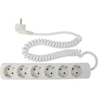   AS Schwabe 11461 Hálózati elosztó Fehér Védőérintkezős 1 db