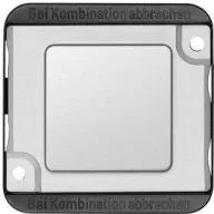 Merten Borítás Panzer Ezüst (matt) 392360 1 db