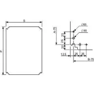   Schneider Electric NSYMPP43 Szerelőlap (H x Sz) 400 mm x 300 mm Poliészter Élénk szürke (RAL 7035) 1 db