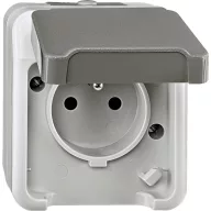   Merten Csatlakozó aljzat AQUASTAR Élénk szürke MEG2500-8029 1 db