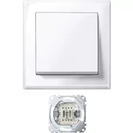   Merten ki-/váltókapcsoló M rendszer Polárfehér MEG3341-1419 1 db