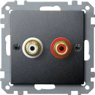   Merten Hangszóró dugalj M rendszer Antracit MEG4350-0414 1 db